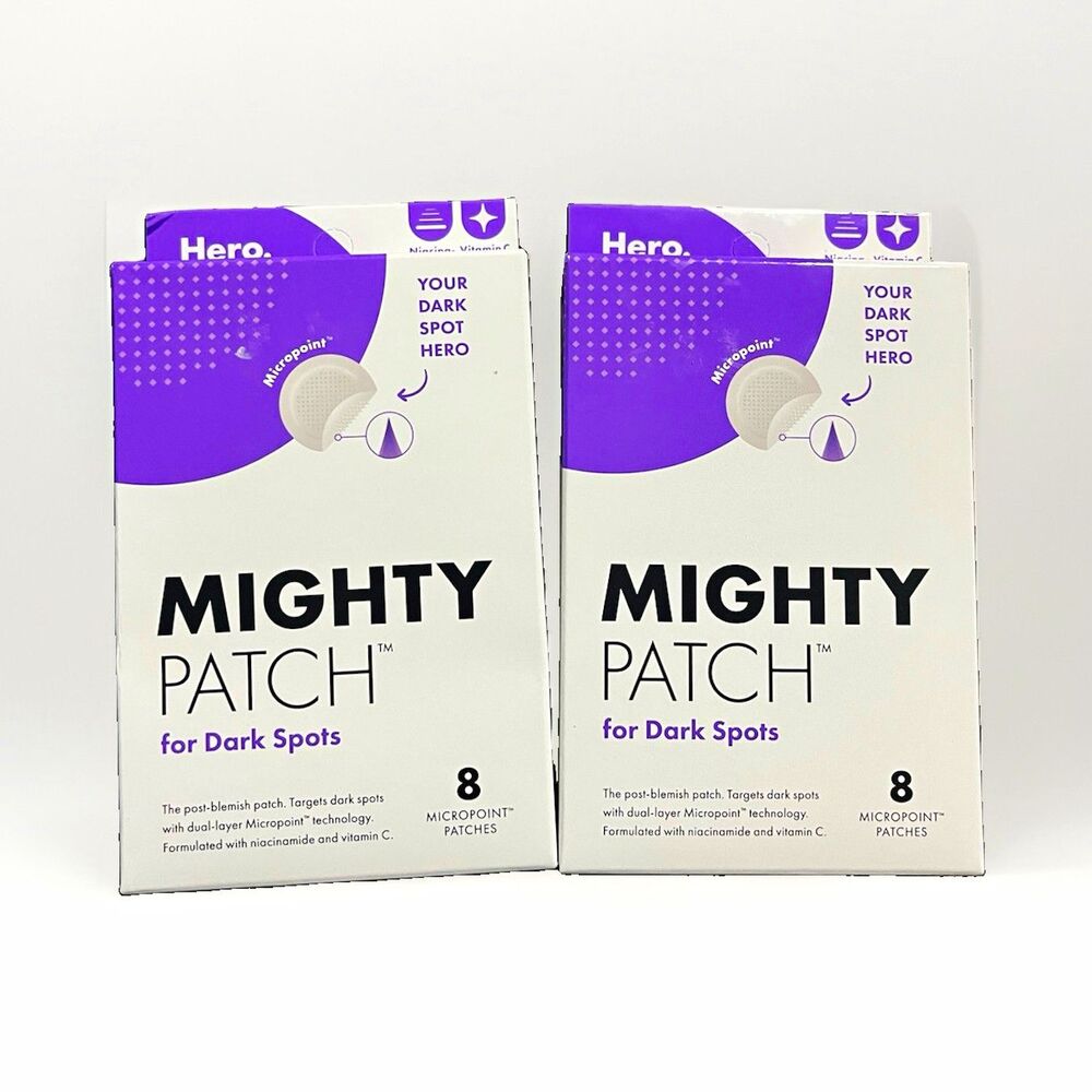 Hero Mighty Patch Dark Spots Micropoint Patches 8ct (2 Boxes) Exp 01-2029